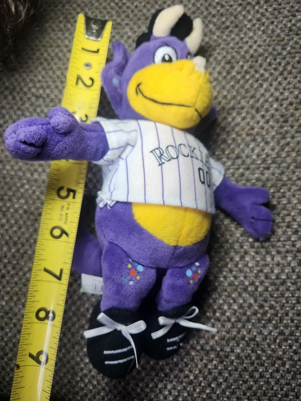 Colorado Rockies Plush Mascot - Purple & Yellow